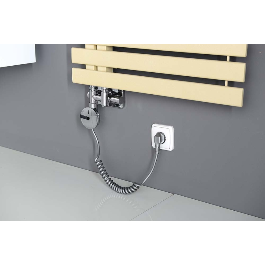 Sapho - Venttiilien liitäntäsarja keskiliitäntään TWIN COMBI oikeanpuoleinen/kiiltävä kromi