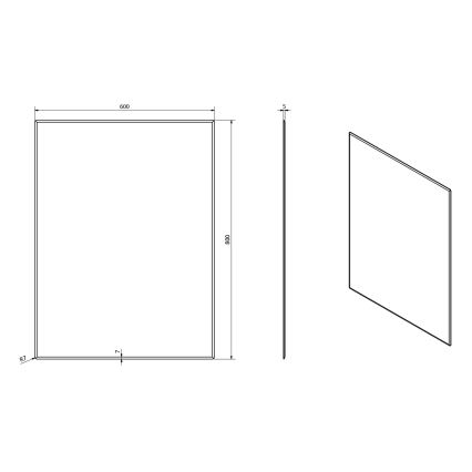 Sapho - Peili ACCORD 60x80 cm