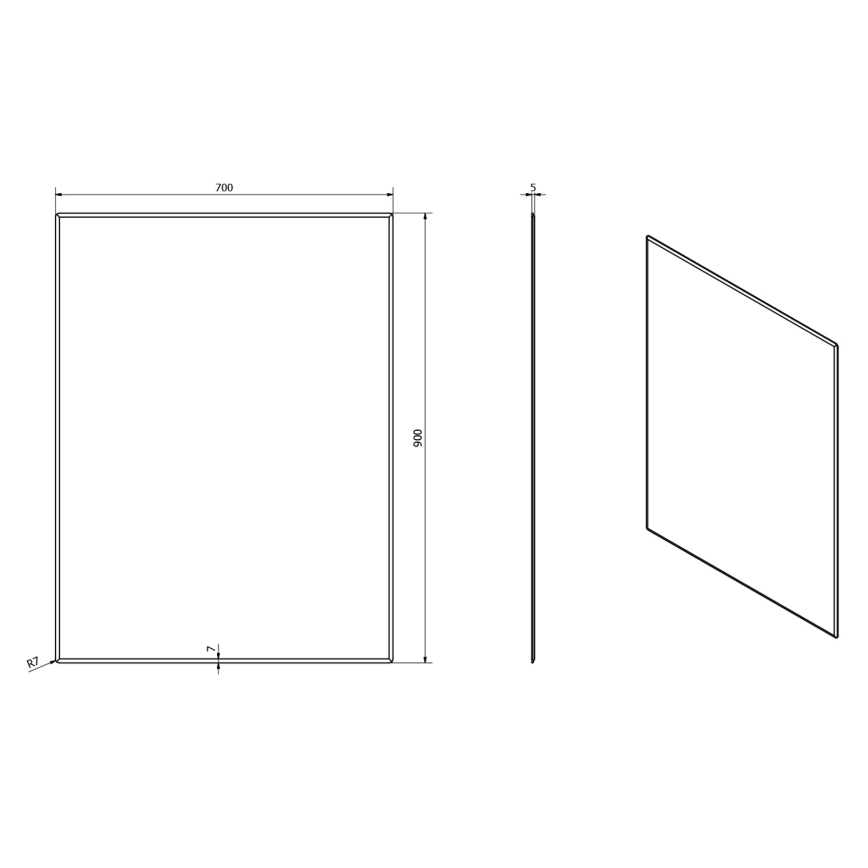 Sapho - Peili ACCORD 70x90 cm