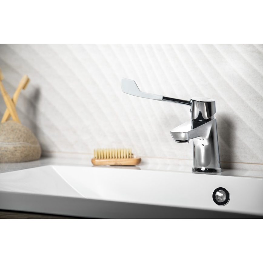 Sapho - Pesuallashana LEA 15,4 cm kiiltävä kromi