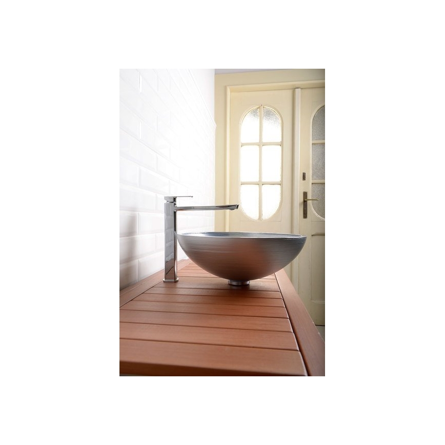 Sapho - Pesuallashana MIXONA 29,8 cm kiiltävä kromi