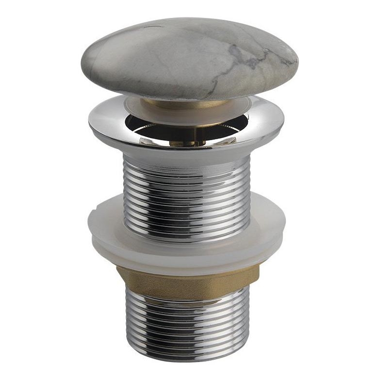 Sapho - Pesualtaan Click-Clack DALMA, halkaisija 6,7 cm, harmaa