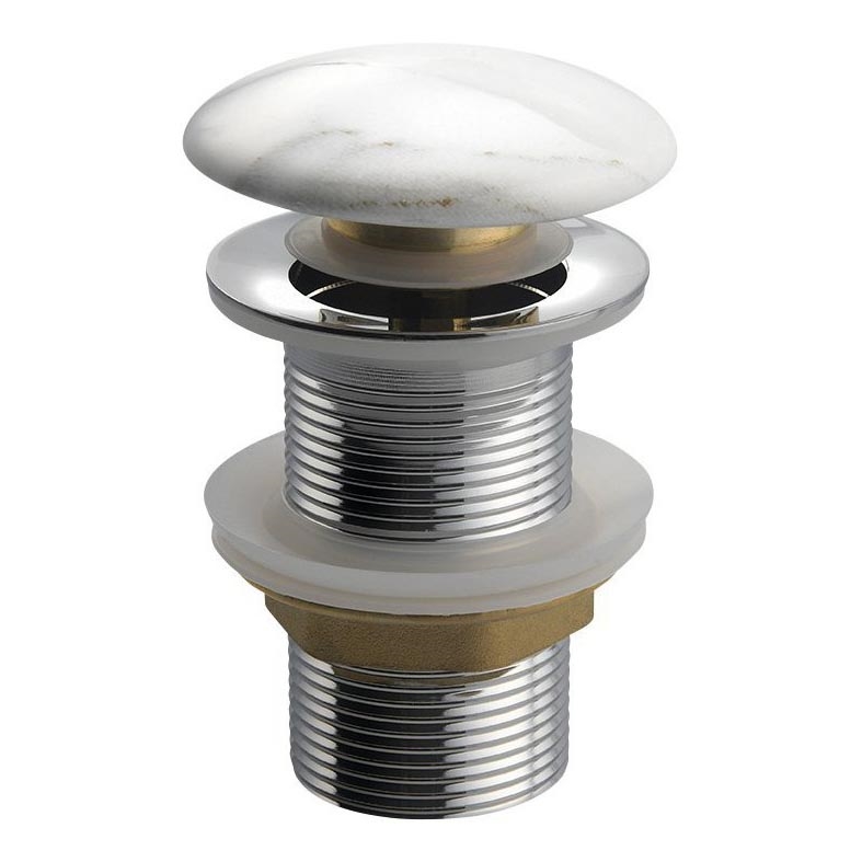 Sapho - Pesualtaan Click-Clack-pohjaventtiili DALMA Ø 6,7 cm, carrara