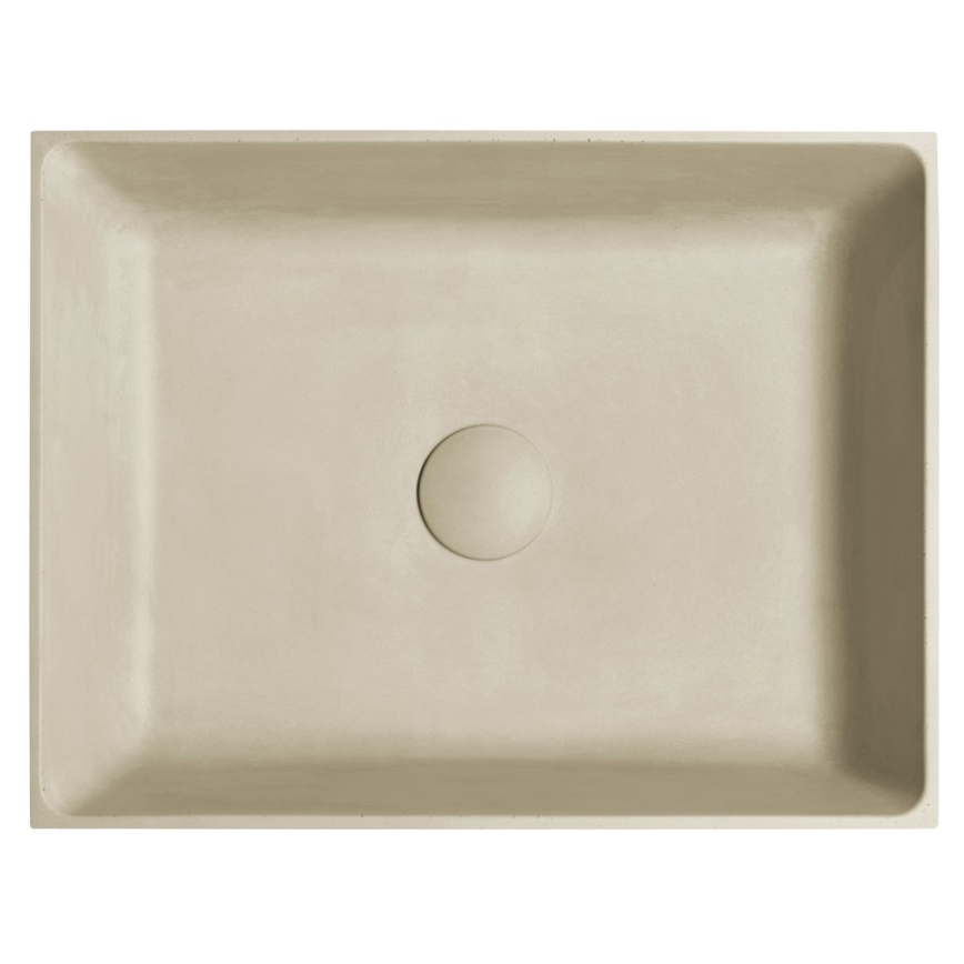 Sapho - Pöytätason pesuallas FORMIGO 47,5x36,5 cm betoni/beige