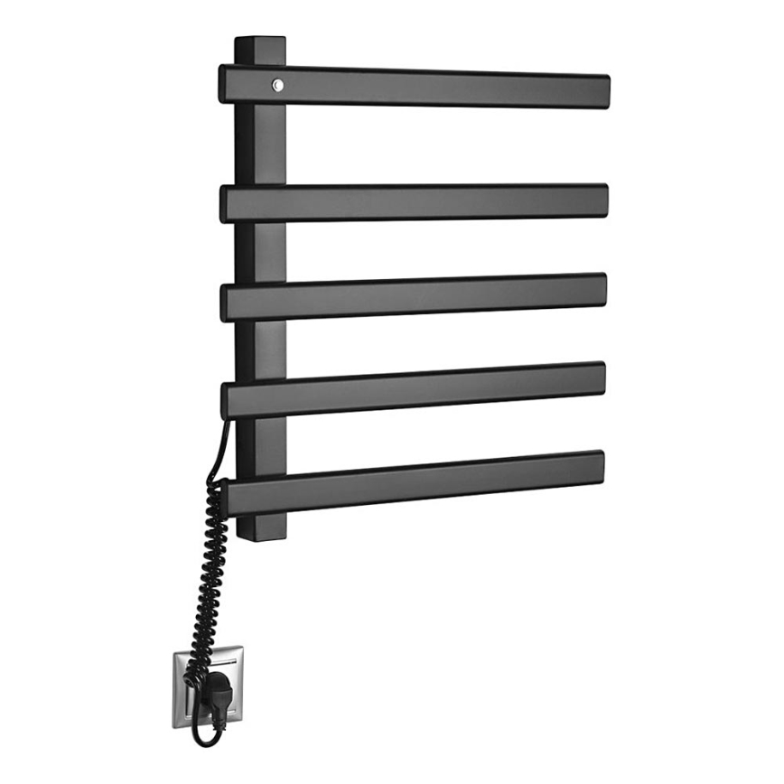 Sapho - Sähköinen pyyhekuivain ELCOR 63W/230V 48x52 cm mattamusta