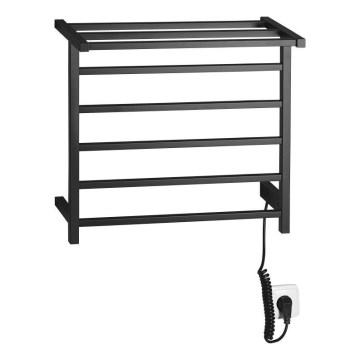 Sapho - Sähköinen pyyhekuivain ELZOR 60W/230V 47 x 50 cm mattamusta