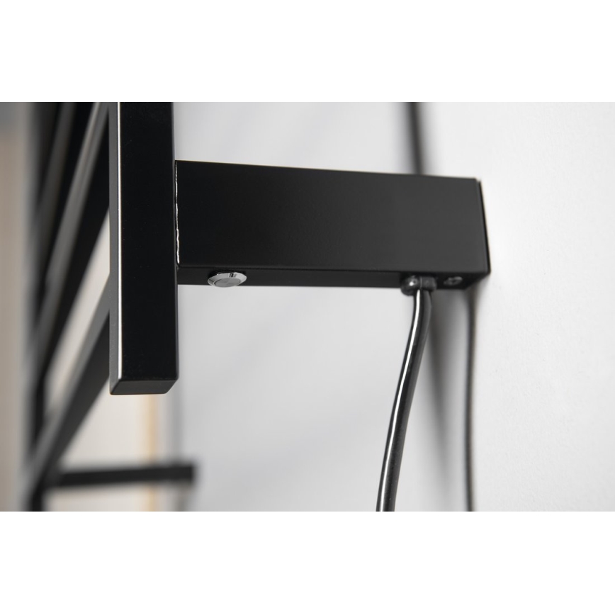 Sapho - Sähköinen pyyhekuivain ELZOR 60W/230V 47 x 50 cm mattamusta