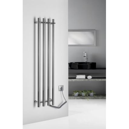 Sapho - Sähköinen pyyhekuivain PAPINADO 85W/230V 120 cm kiiltävä kromi oikea