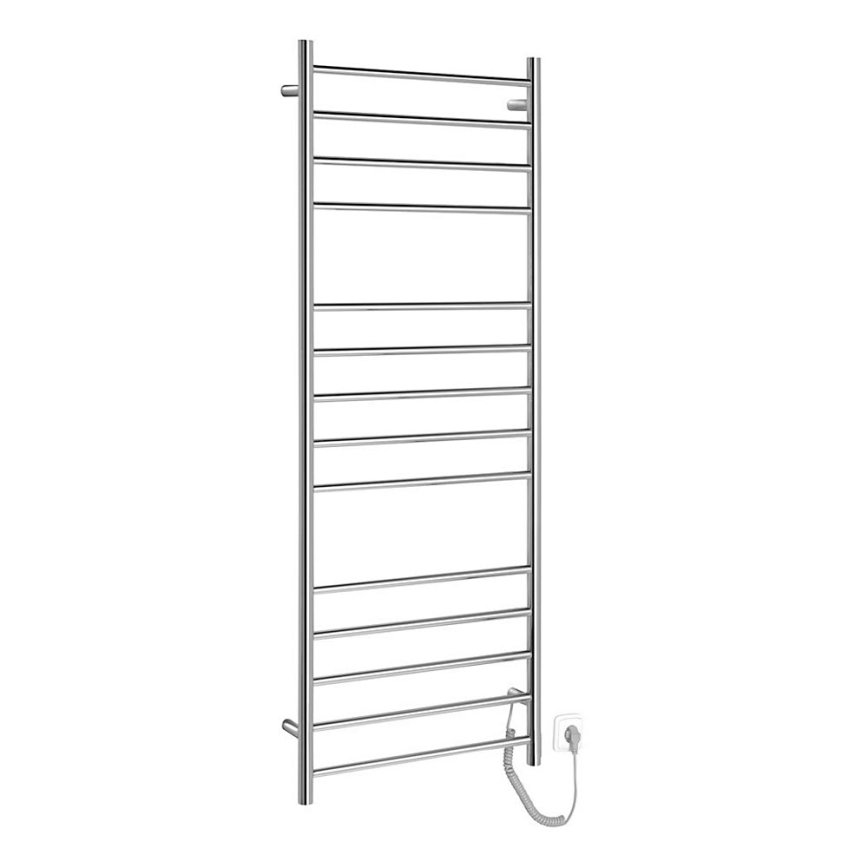 Sapho - Sähköinen pyyhekuivain REDONDO 130W/230V 150 cm kiiltävä kromi oikea pyöreä