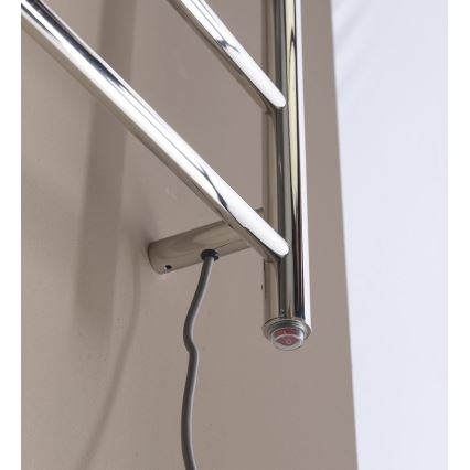 Sapho - Sähköinen pyyhekuivain REDONDO 130W/230V 150 cm kiiltävä kromi oikea pyöreä
