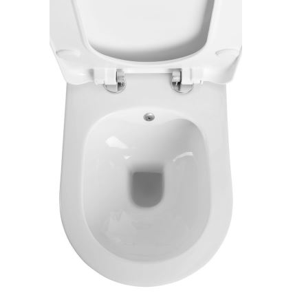 Sapho - Seinään asennettava WC AVVA CLEANWASH bidet-suihkulla, keraaminen/valkoinen