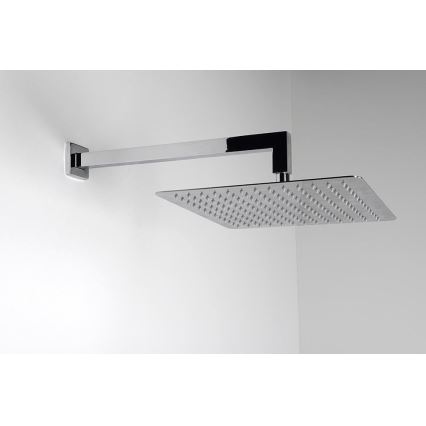 Sapho - Suihkuvarsi kulmikas 40 cm kiiltävä kromi