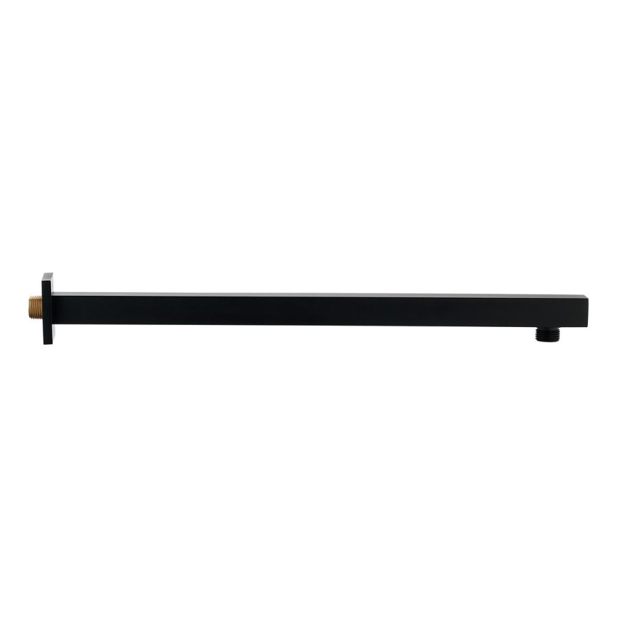 Sapho - Suihkuvarsi kulmikas 40 cm matta musta
