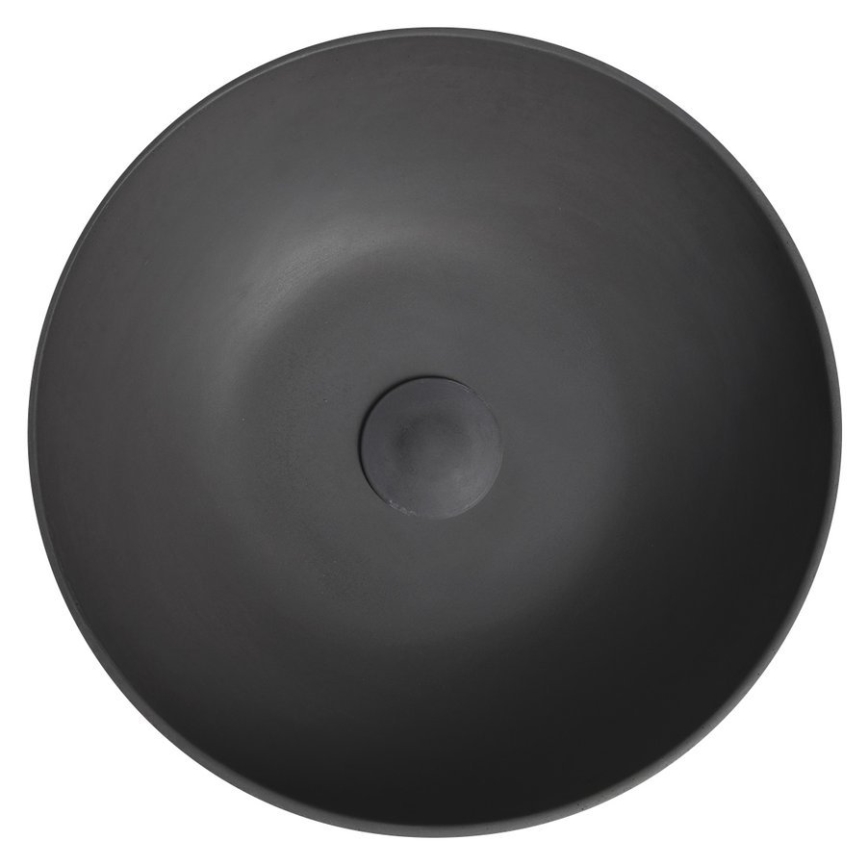 Sapho - Tasoallas FORMIGO Ø 39 cm betoni/antrasiitti