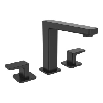 Sapho - TURSI 3-reikäinen pesuallashana, mattamusta