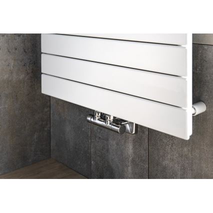 Sapho - TWIN-keskiliitäntäventtiilisarja, kiiltävä kromi