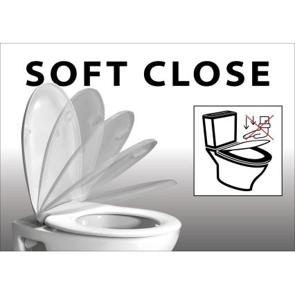 Sapho - WC-istuin LISA SoftClose valkoinen