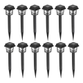 SARJA 12x LED aurinkolamppu LED/0,06W/1,2V 1xAA 6500K IP44 100 mAh