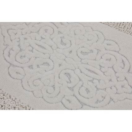 SETTI 2 kpl Kylpyhuoneen matto PIANTE 60/100 cm valkoinen