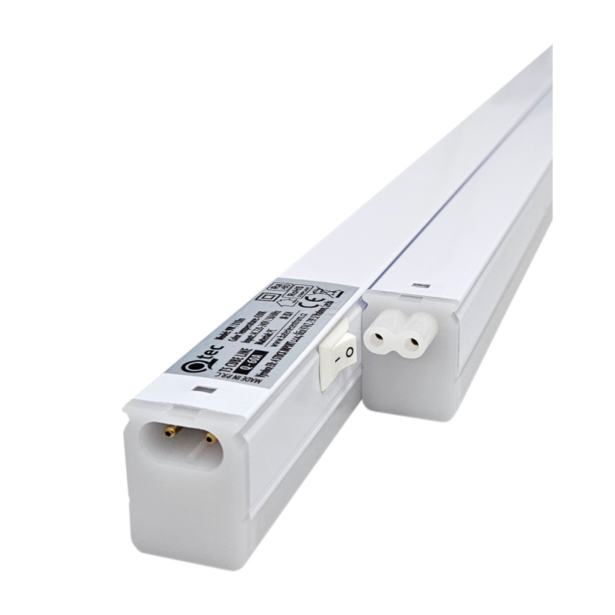 Sarjaan kytkettävä LED-alakaappivalaisin TUBE LED/9W/230V 60 cm valkoinen