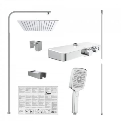 Schütte 60530 - Suihkusetti termostaattisella hanalla OCEAN kiiltävä kromi