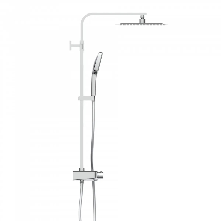 Schütte 60531 - OCEAN termostaattinen suihkusarja, kiiltävä kromi/antrasiitti