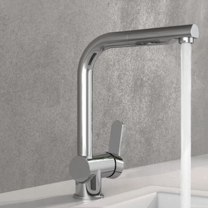 Schütte 79700 - Keittiöhana ulosvedettävällä suihkupäällä LONDON kiiltävä kromi