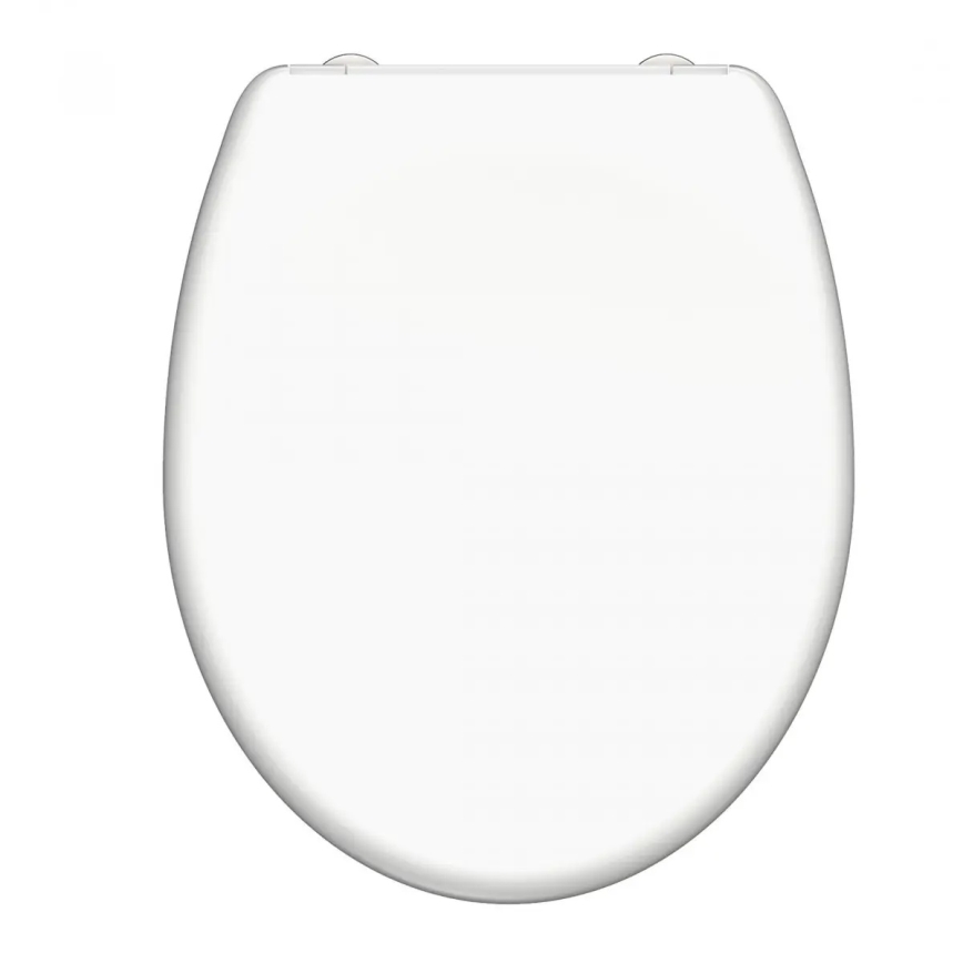 Schütte 82300-A - WC-istuimen kansi, valkoinen, pehmeästi sulkeutuva (SoftClose), duroplasti