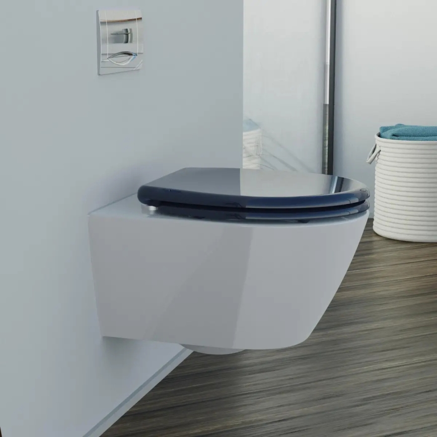 Schütte 82304-A - WC-istuimen kansi antrasiitti, pehmeä sulkeutuminen, duroplasti