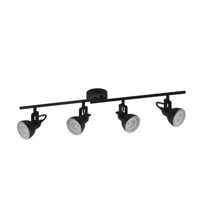Searchlight - Katon kohdevalo FOCUS 4xGU10/50W/230V musta