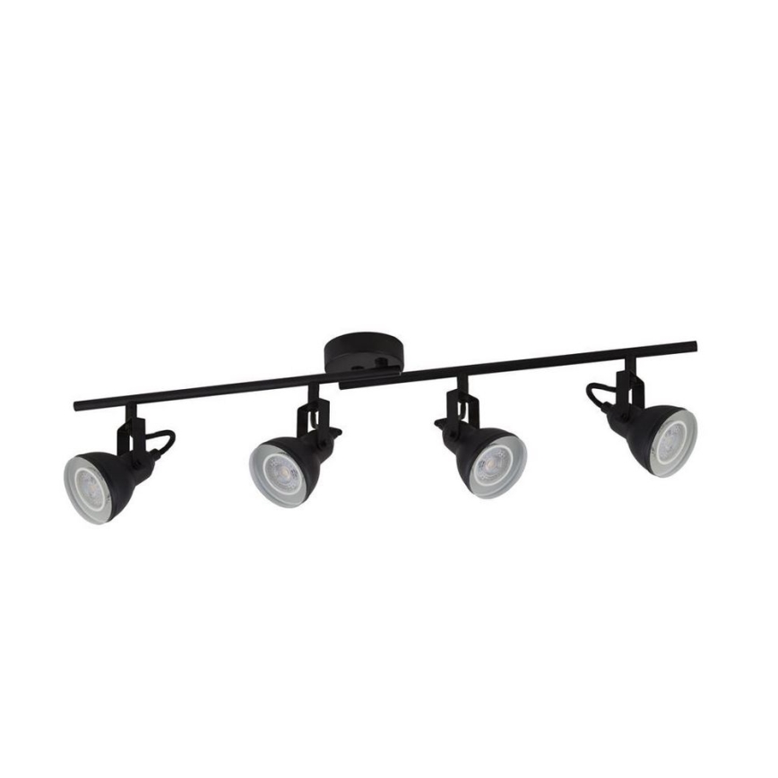 Searchlight - Katon kohdevalo FOCUS 4xGU10/50W/230V musta