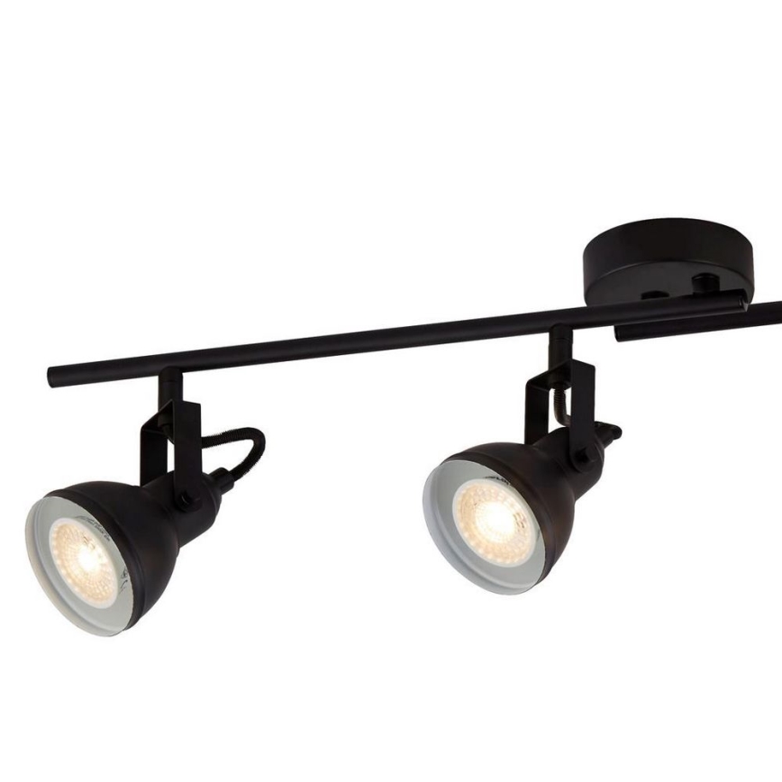 Searchlight - Katon kohdevalo FOCUS 4xGU10/50W/230V musta