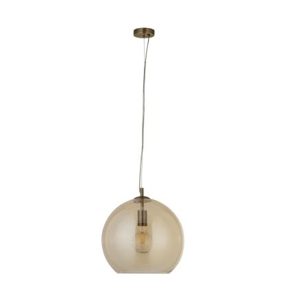 Searchlight - Kattokruunu johdossa BALLS 1xE27/60W/230V messinki