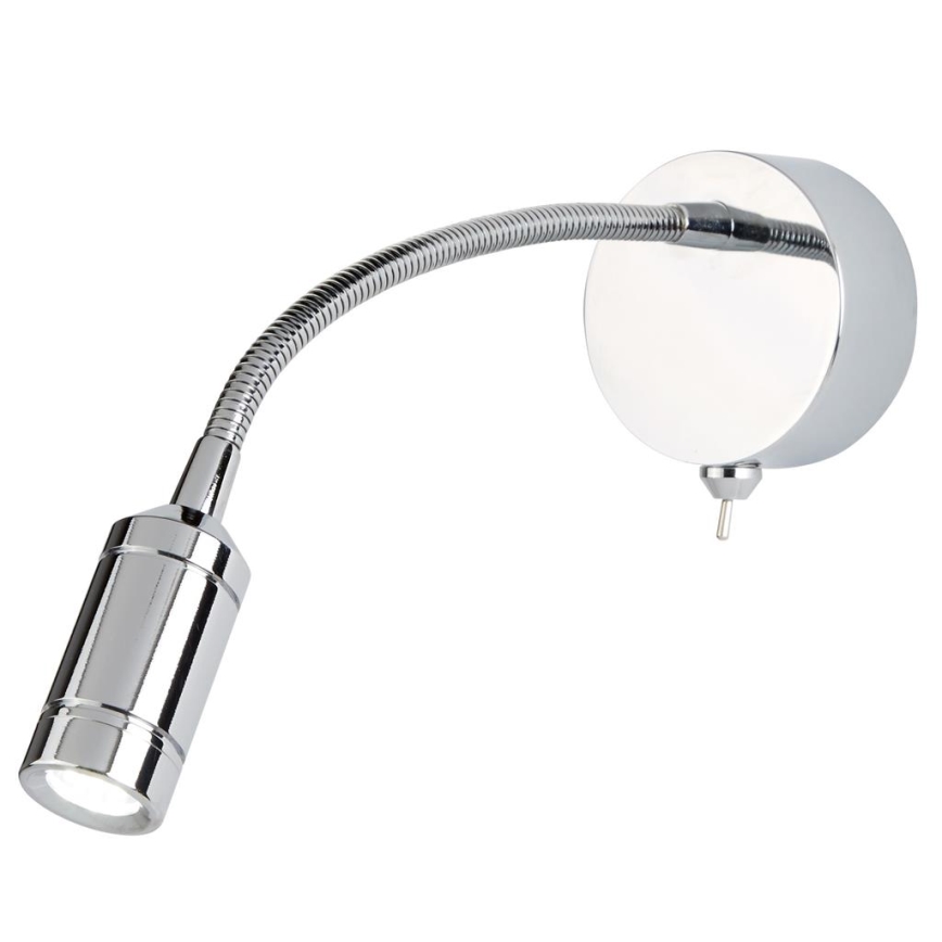 Searchlight - LED Joustava pieni lamppu ADJU LED/1W/230V kiiltävä kromi