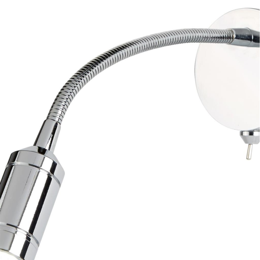 Searchlight - LED Joustava pieni lamppu ADJU LED/1W/230V kiiltävä kromi
