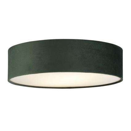 Searchlight - Kattovalo DRUM PLEAT 2xE27/15W/230V vihreä