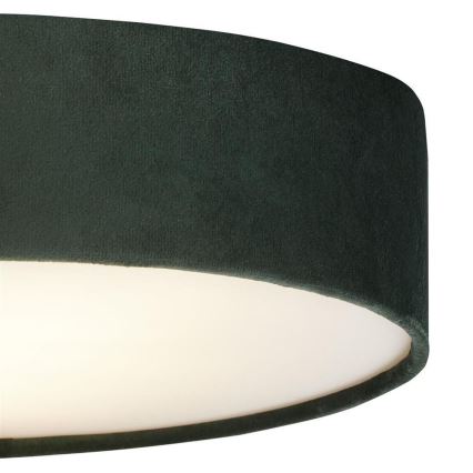Searchlight - Kattovalo DRUM PLEAT 2xE27/15W/230V vihreä