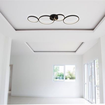 Searchlight - LED pinta-asennettava kattokruunu CIRQUE 4xLED/34W/230V