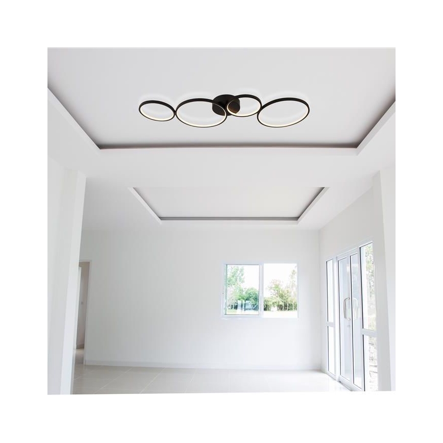 Searchlight - LED pinta-asennettava kattokruunu CIRQUE 4xLED/34W/230V