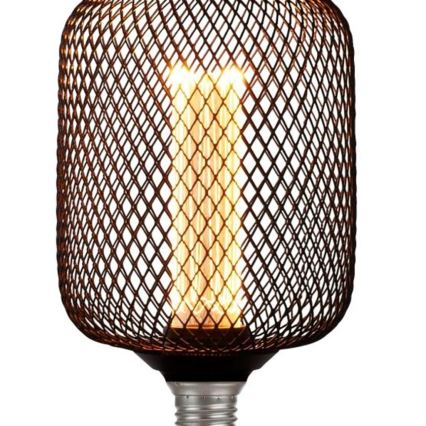 Searchlight - LED-himmennettävä koristepolttimo WIRE MESH E27/4,5W/230V 2700K