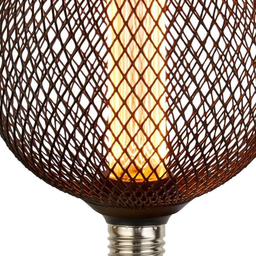 Searchlight  - Himennettävä LED-koristepolttimo WIRE MESH E27/4,5W/230V 2700K