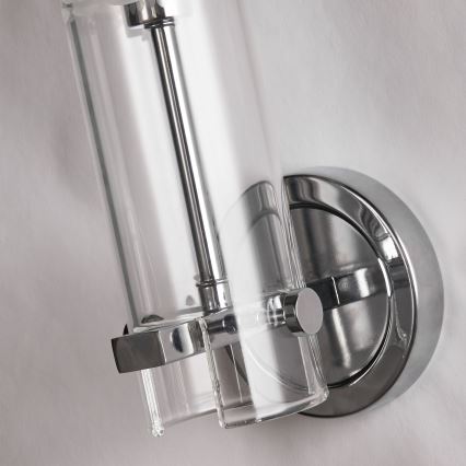 Searchlight - Kylpyhuoneen seinävalaisin SCOPE 1xG9/7W/230V IP44 kiiltävä kromi