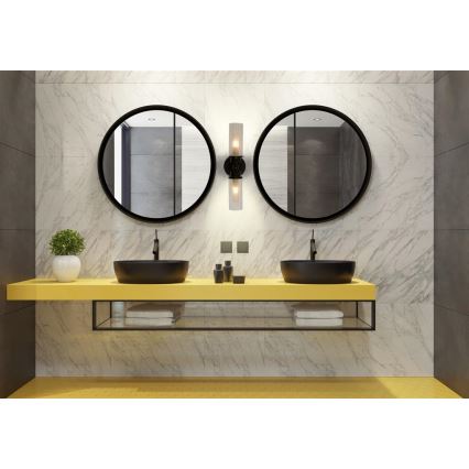 Searchlight - Seinävalaisin IMPERIAL 2xG9/33W/230V musta