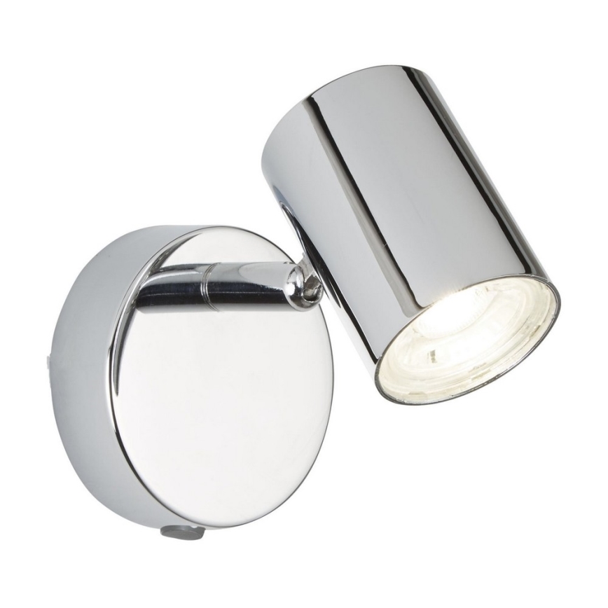 Searchlight - LED-seinävalaisin ROLLO 1xLED/4W/230V kiiltävä kromi