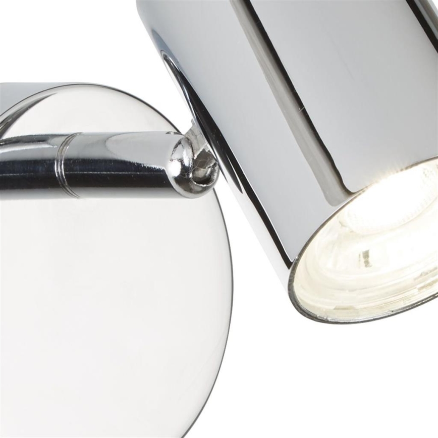 Searchlight - LED-seinävalaisin ROLLO 1xLED/4W/230V kiiltävä kromi