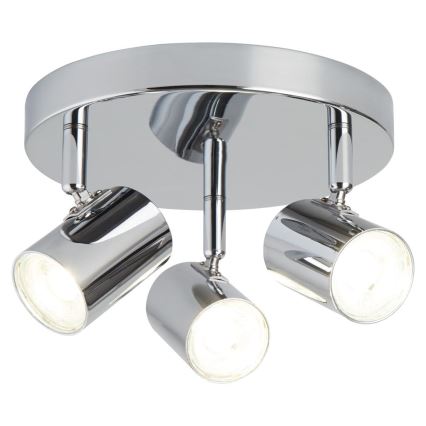 Searchlight - LED-kohdevalaisin ROLLO 3xLED/4W/230V kiiltävä kromi