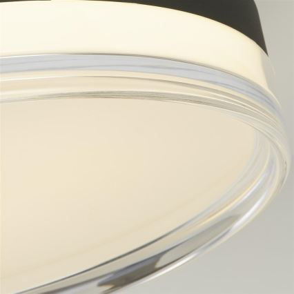 Searchlight - LED-kattovalaisin CYPRUS LED/21W/230V Ø 30 cm musta