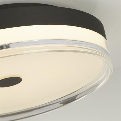 Searchlight - LED-kattovalaisin CYPRUS LED/29W/230V, halkaisija 40 cm, musta
