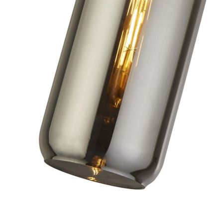 Searchlight - Kattokruunu johdossa PIPETTE 1xE27/60W/230V shiny