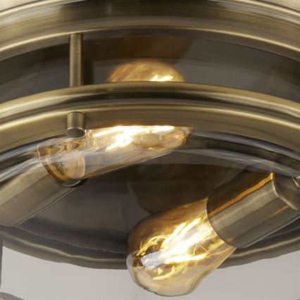 Searchlight - Kattovalo EDINBURGH I 2xE27/40W/230V pronssi